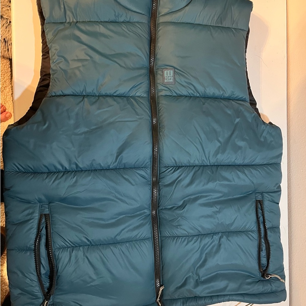 Teal Puffer Vest